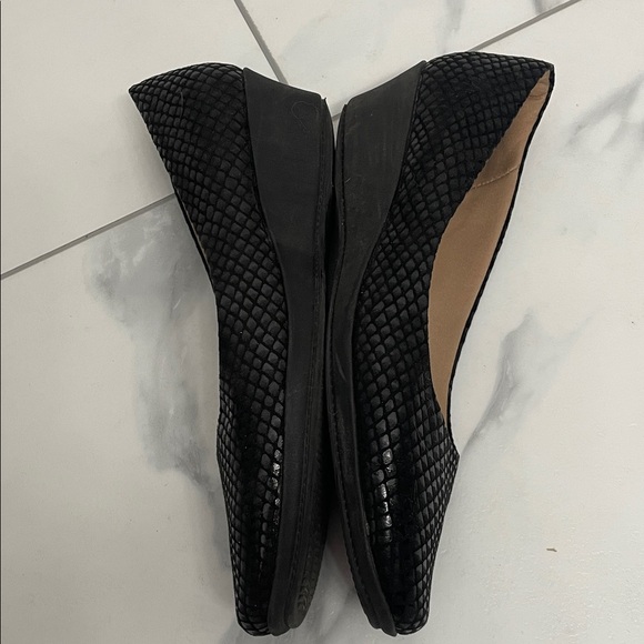 Piccadilly Black Women's Shoes Wedge Heel Flats Sz 36 - Picture 3 of 10